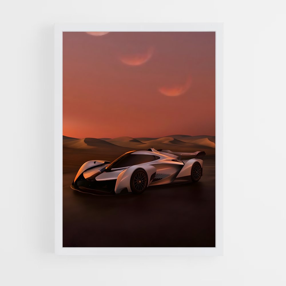 Poster Désert Infini – affiche Mclaren (vue 3)